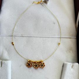 Fancy invisible chain flower design