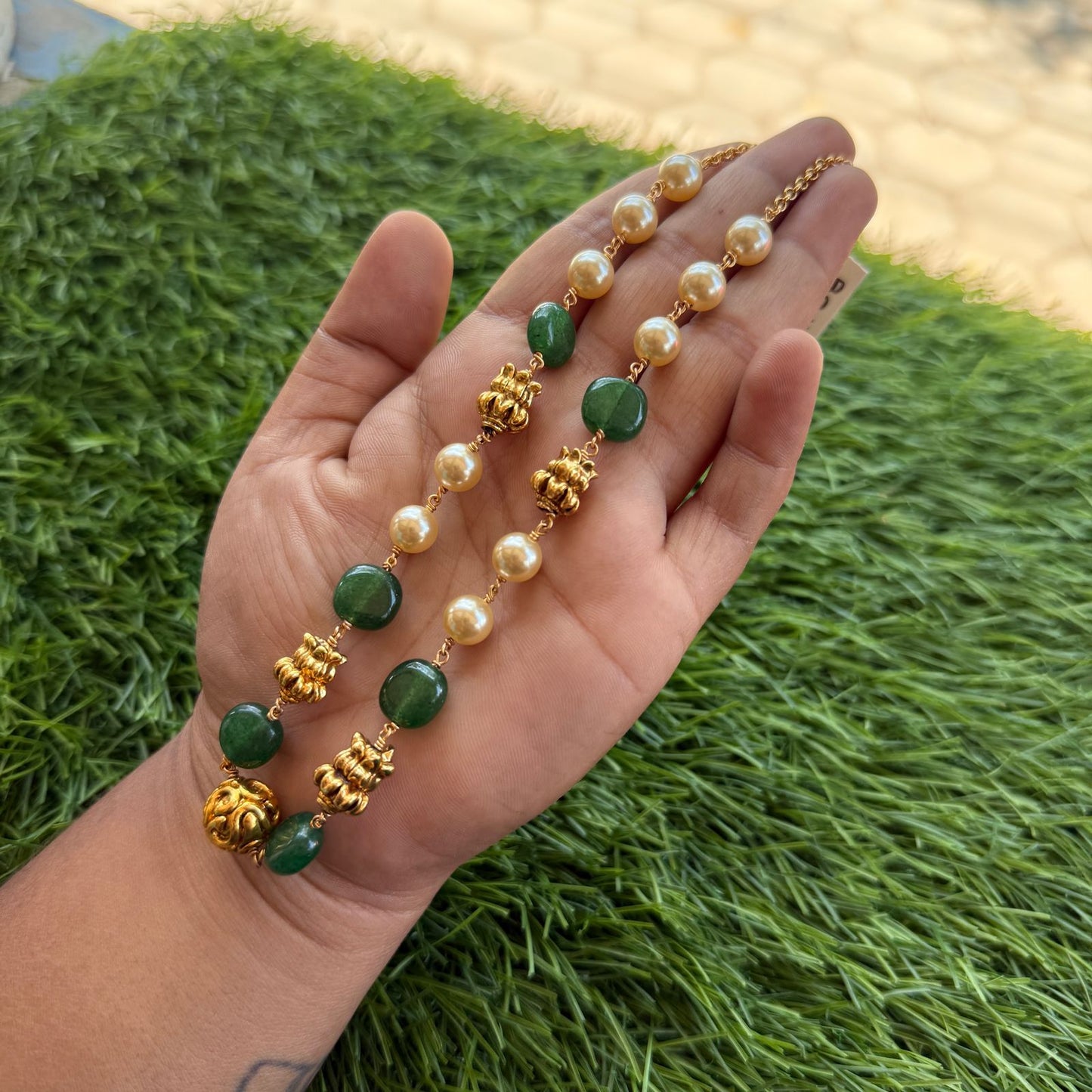 Box type pearl chain