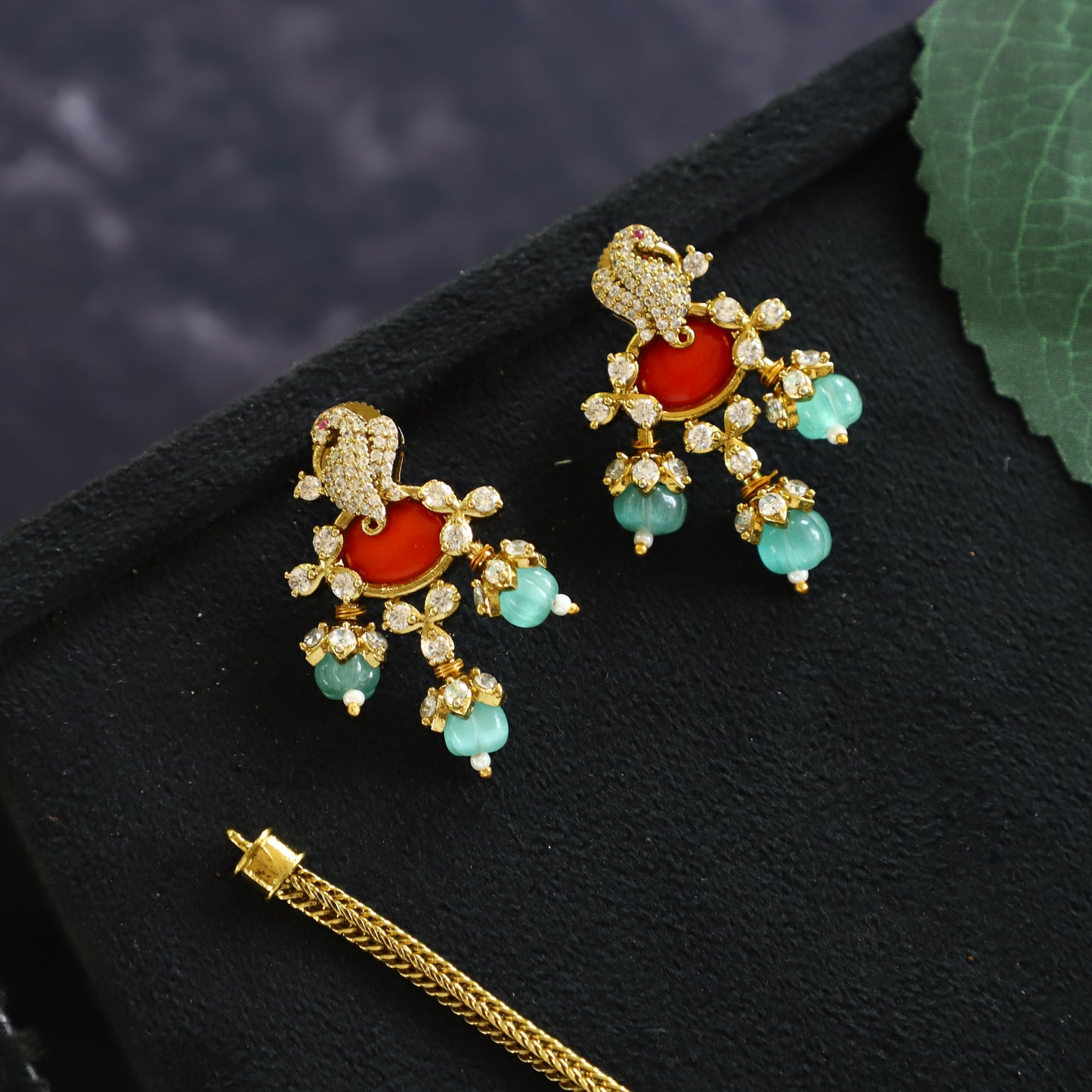 MAYURA PAVALAM NECKPIECE