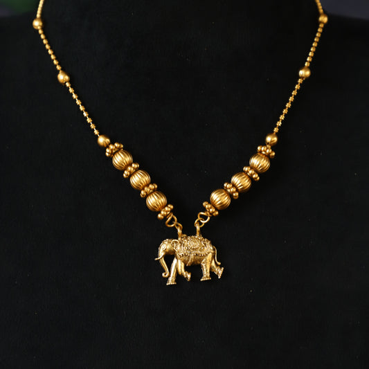 ELEPHANT DESIGN NECKPIECE
