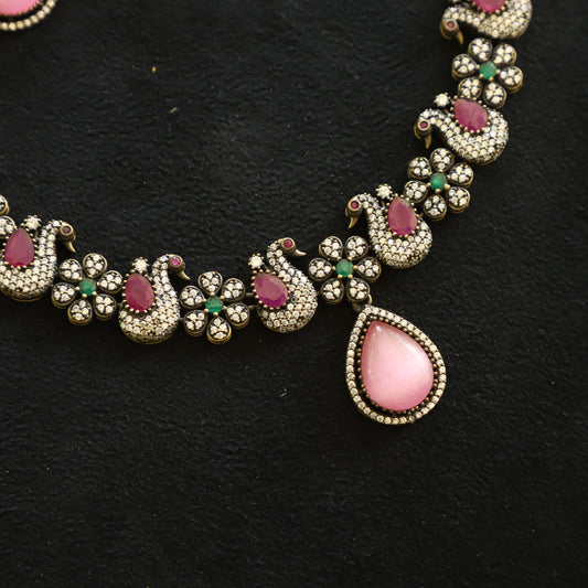 PEACOCK NECKPIECE