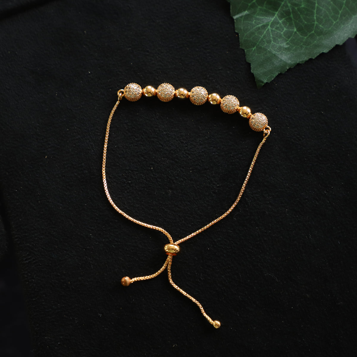 BUBBLE-DESIGN-CHIN ROSE BRACELET