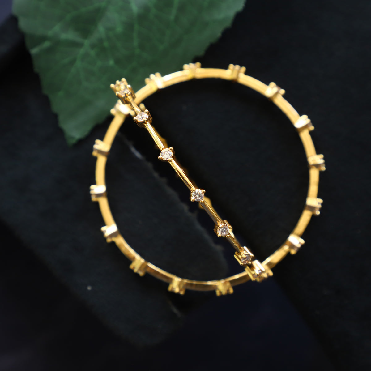 TRENDY DIAMOND BANGLES