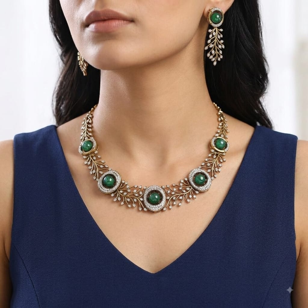 LEAFY NECKPIECE