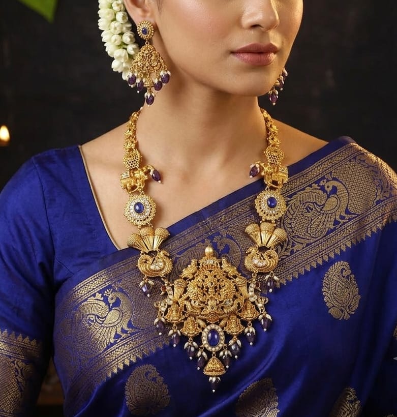 ANTIQUE LAKSHMI HARAM