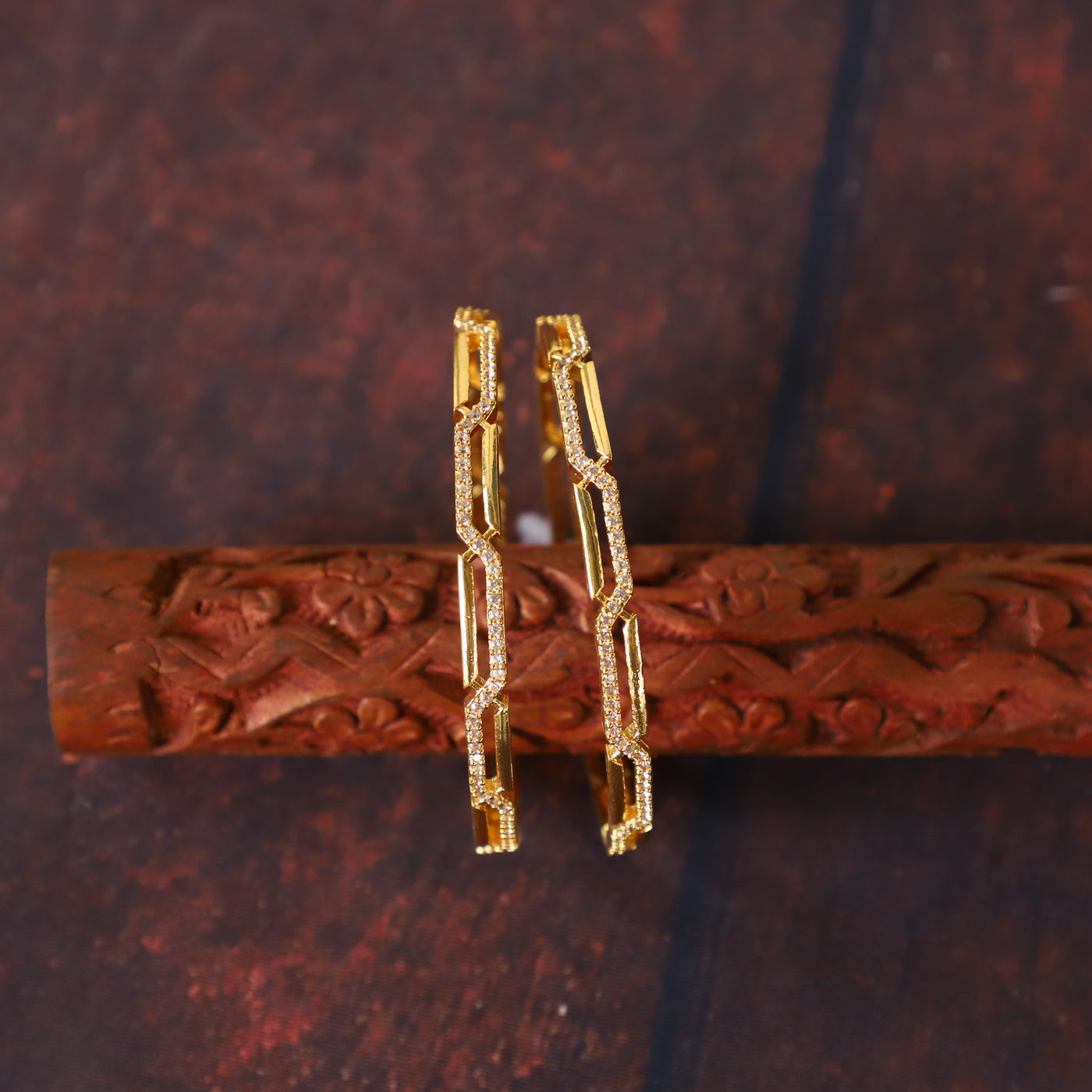 AD 'DIAMOND' BANGLES