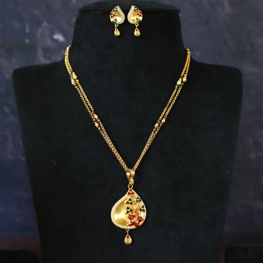 FLORAL PENDANT SET