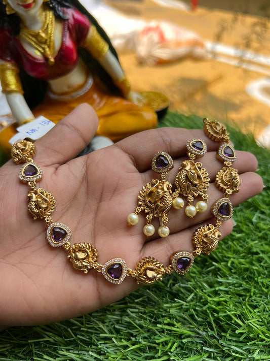 PEACOCK MULTI NECKPIECE