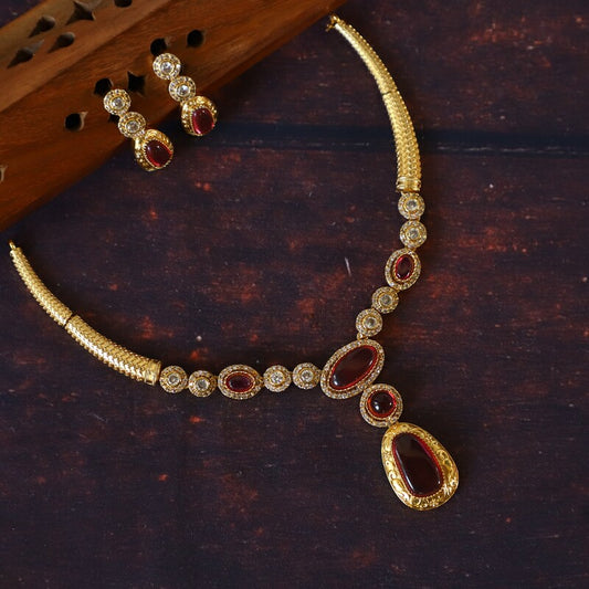 GEM STONE NECKPIECE