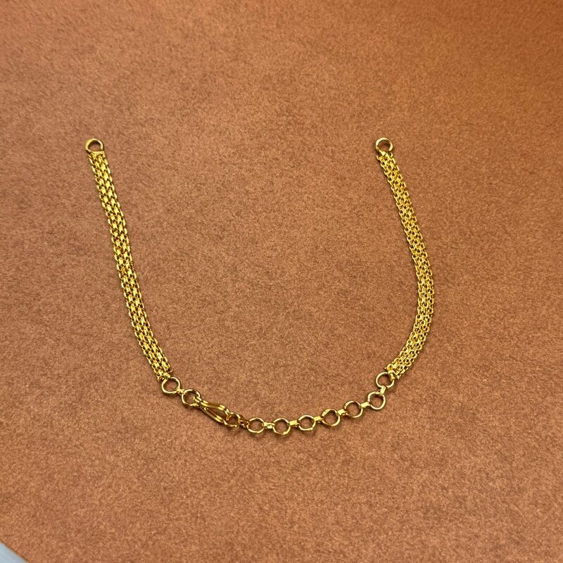 Gold finishing back chain