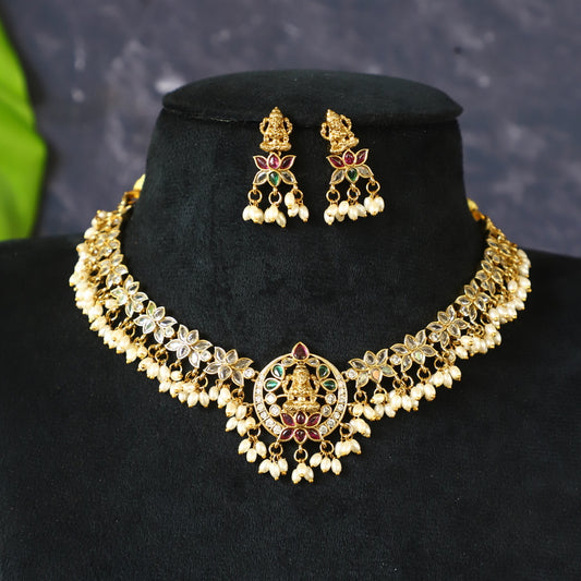 PEARL LAKSHMI NECKPIECE