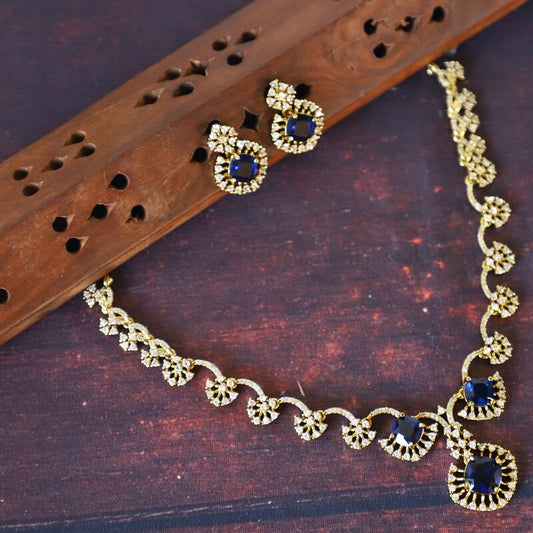 GEMSTONE NECK SET