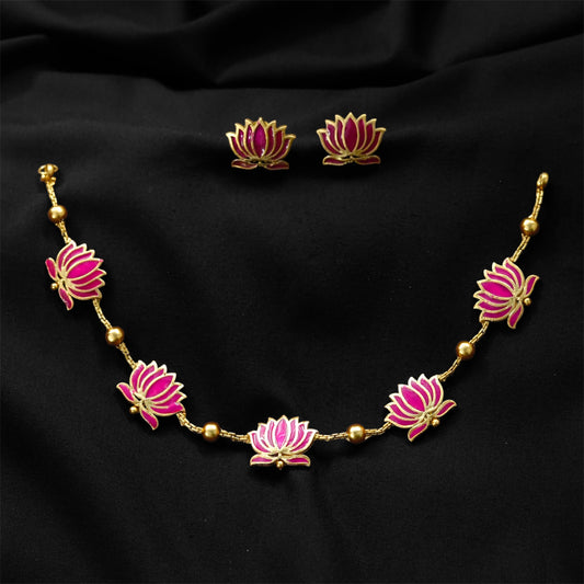LOTUS DESIGN NECKPIECE