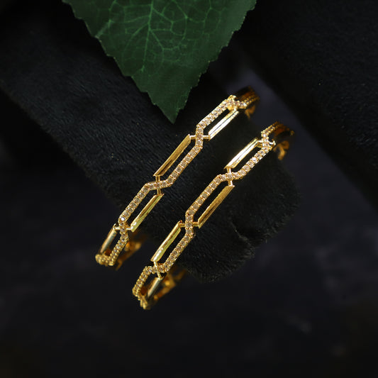 AD 'DIAMOND' BANGLES