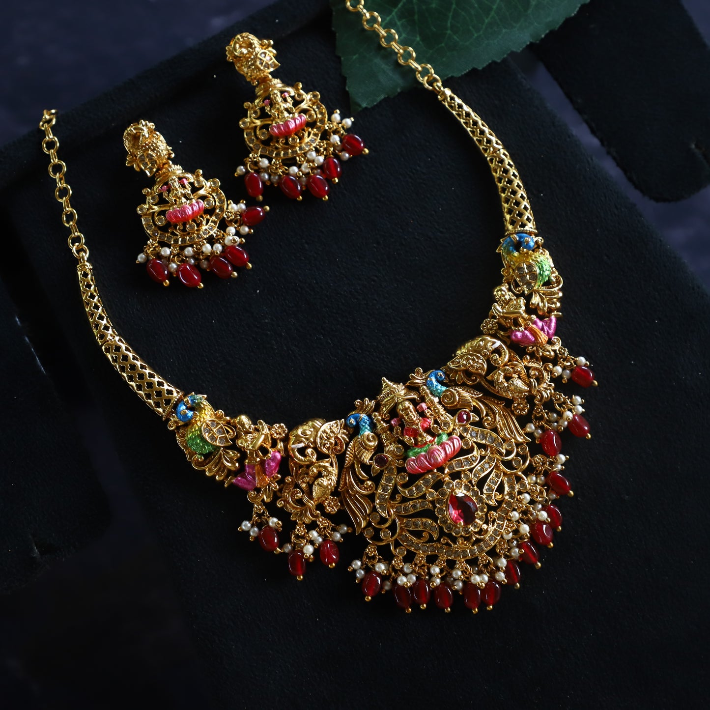 MEENAKARI NECKPIECE"