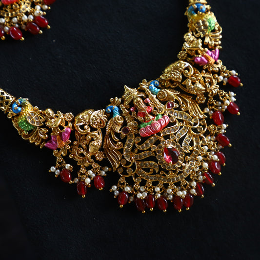 MEENAKARI NECKPIECE"