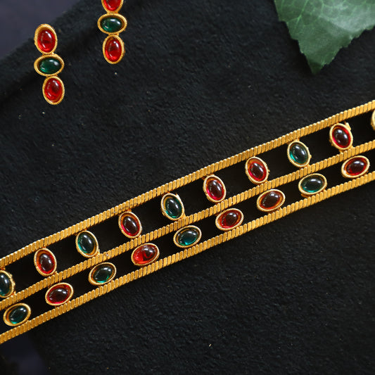DOUABLE LINE NECKPIECE