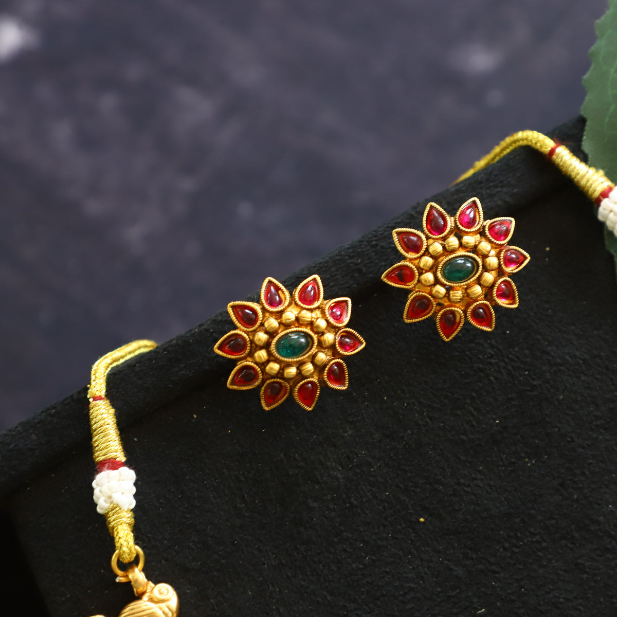 COIN WITH PEACOCK NECKPIECE