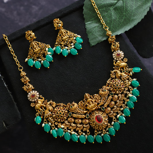 ANTIQUE LAKSHI NECKPIECE