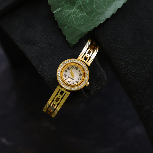 TRENDY GOLD PLATED WATCH