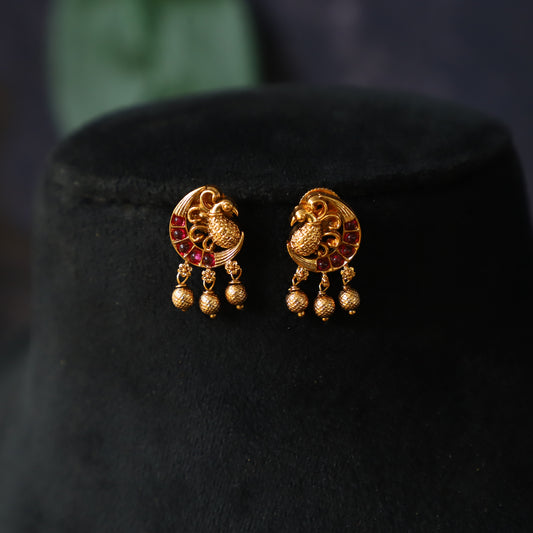 ANTIC NAGAS PEACOCK STUD