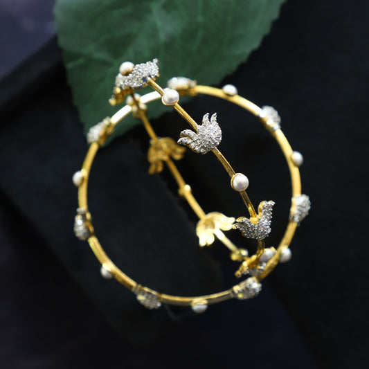 DIAMOND PEARLS BANGLES