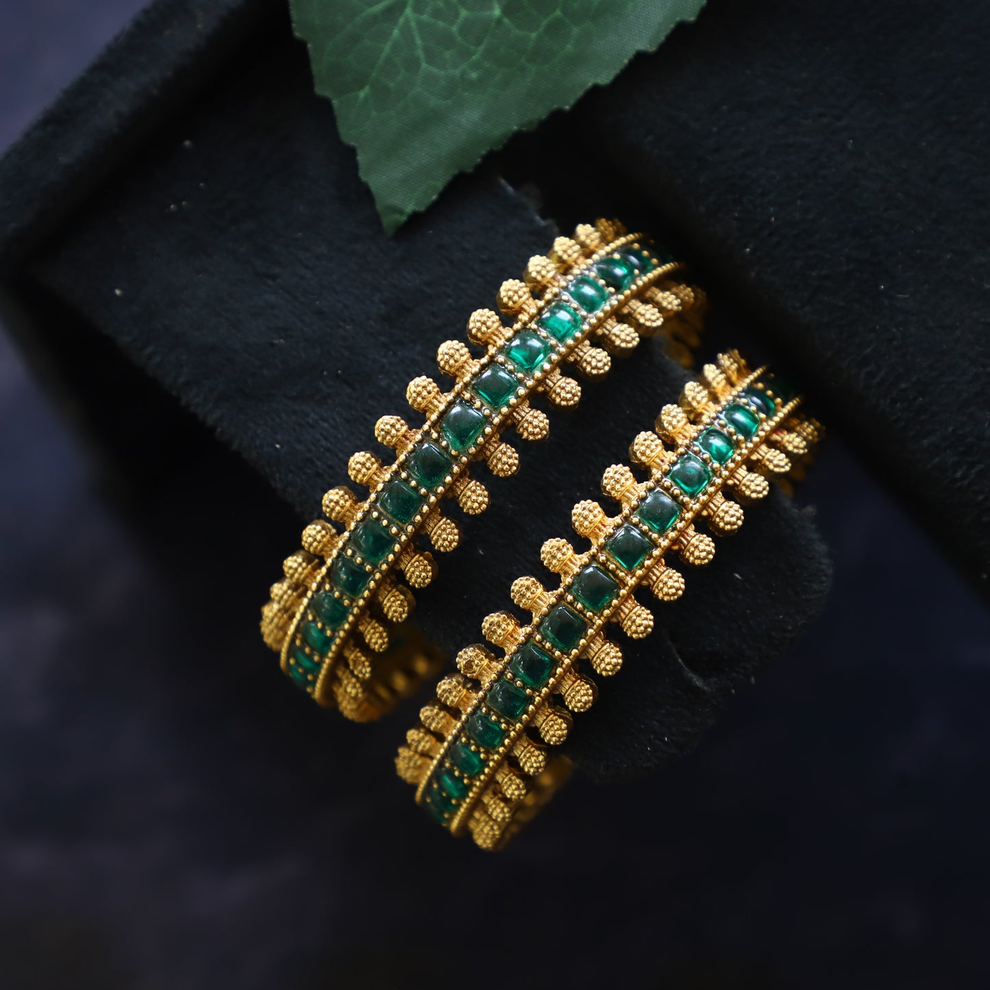 GREEN BANGLES