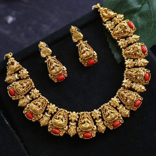 PAVALAM LAXMI NECKPIECE