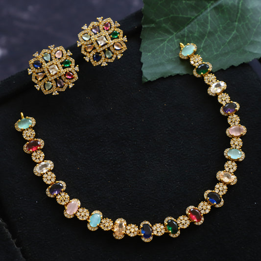MULTI COLOR NECKPIECE