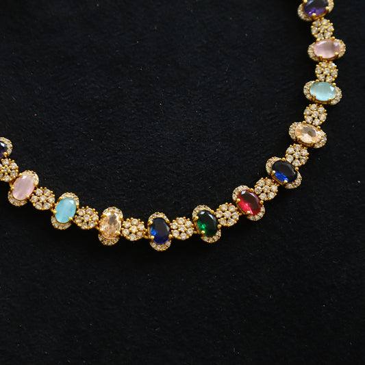 MULTI COLOR NECKPIECE