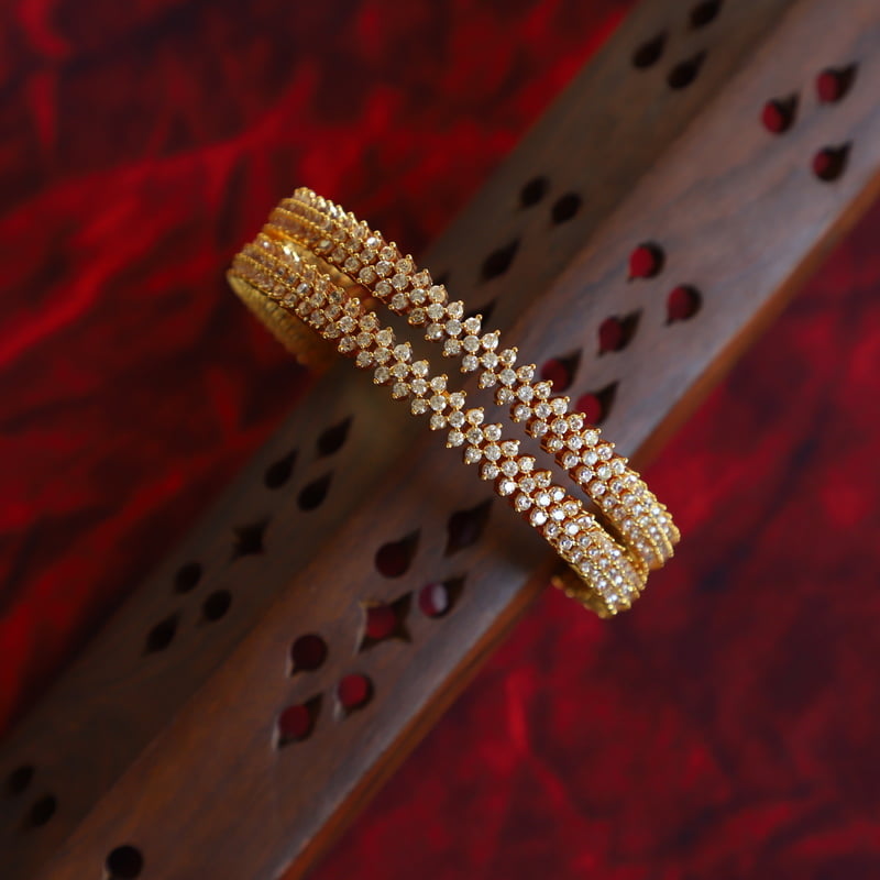 CZ STONE BANGLES