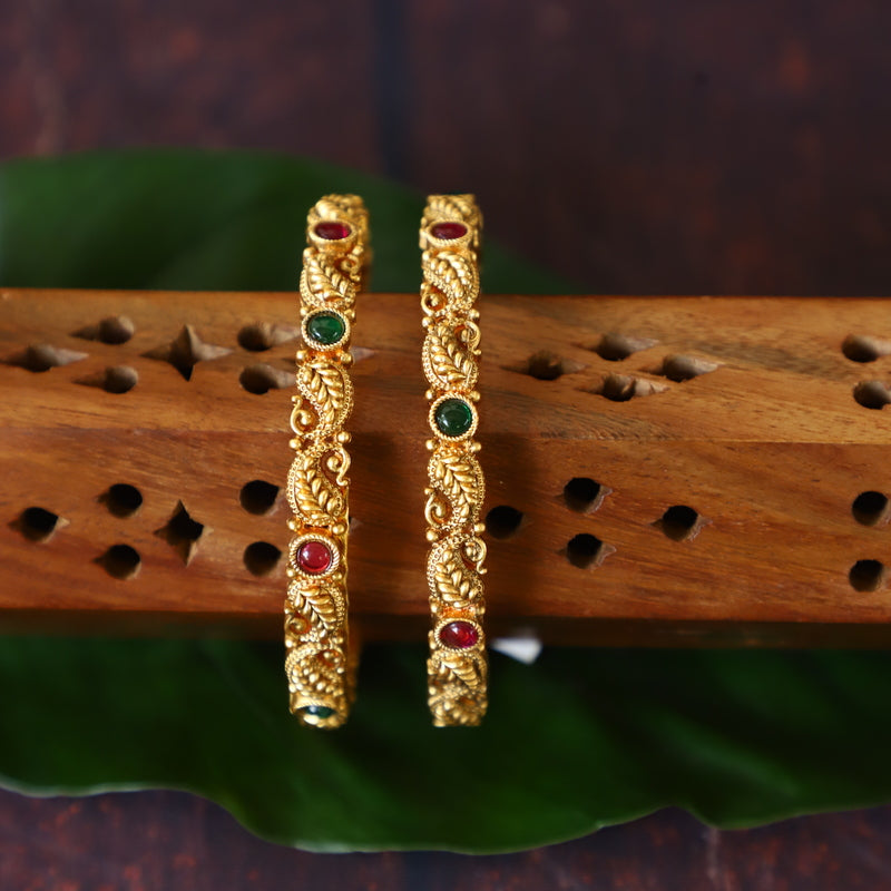 SIMPLE AND PEACOCK DESIGN BANGLES