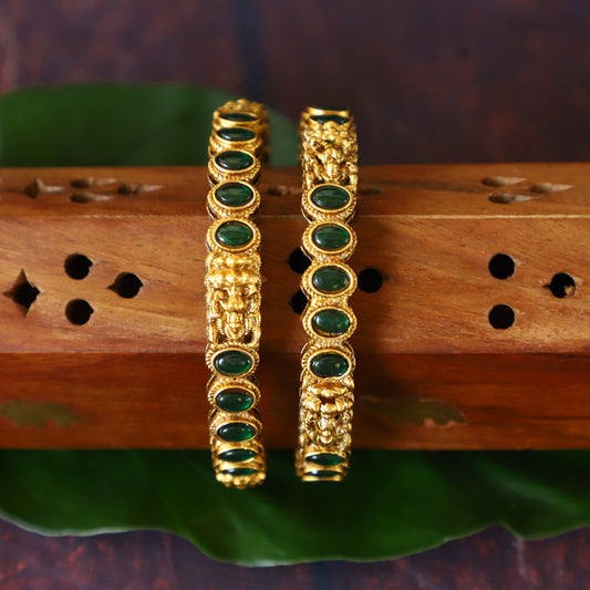 EMERALD GREEN BANGLES