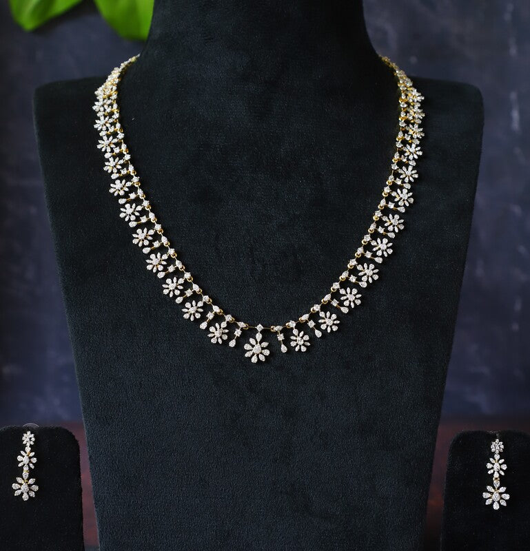 FLORAL DIAMOND HARAM