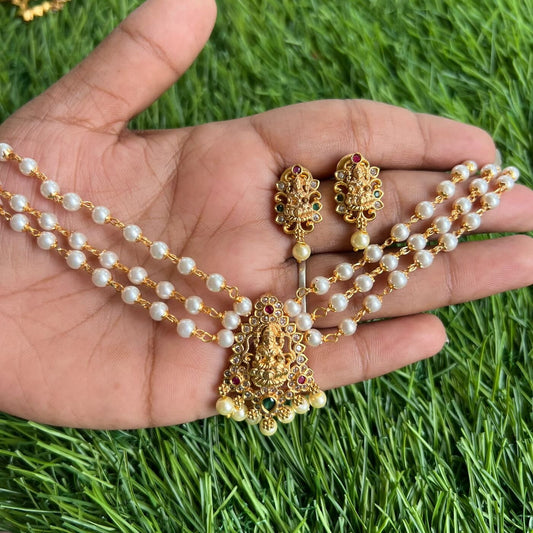 PEARLS CHOCKER NECKPIECE
