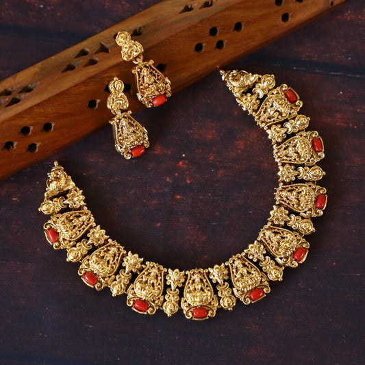 PAVALAM LAXMI NECKPIECE