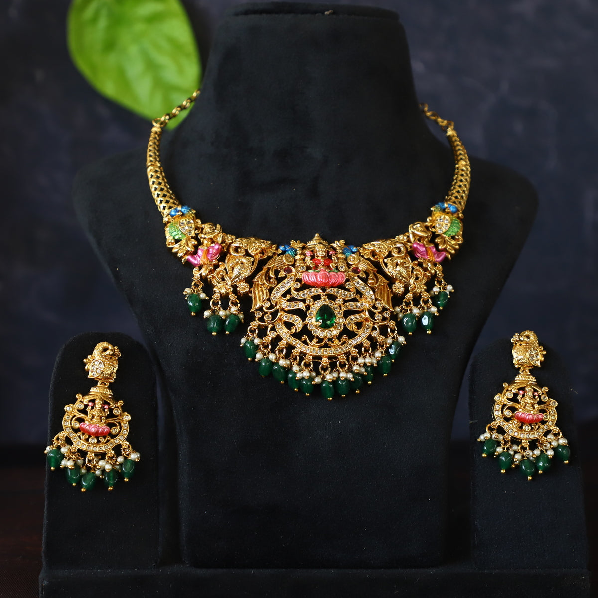 MEENAKARI NECKPIECE"