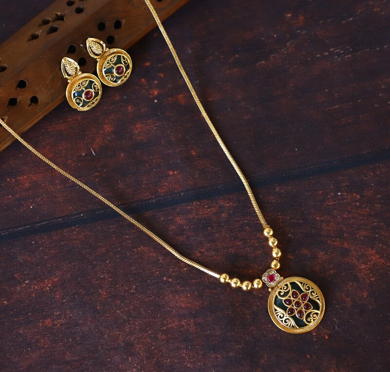 TURQUOISE STONE NECKSET