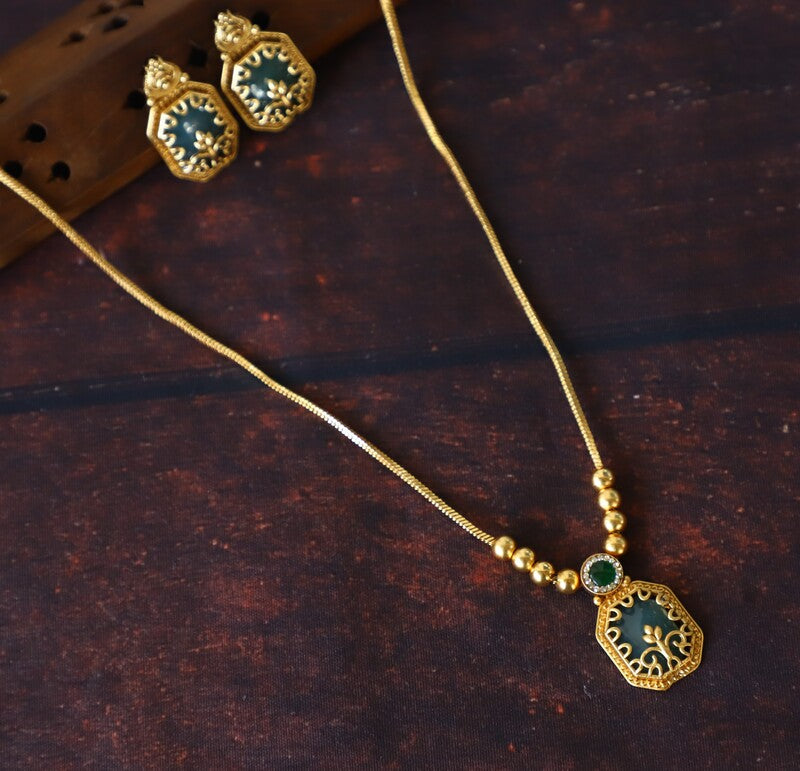 TURQUOISE STONE NECKSET